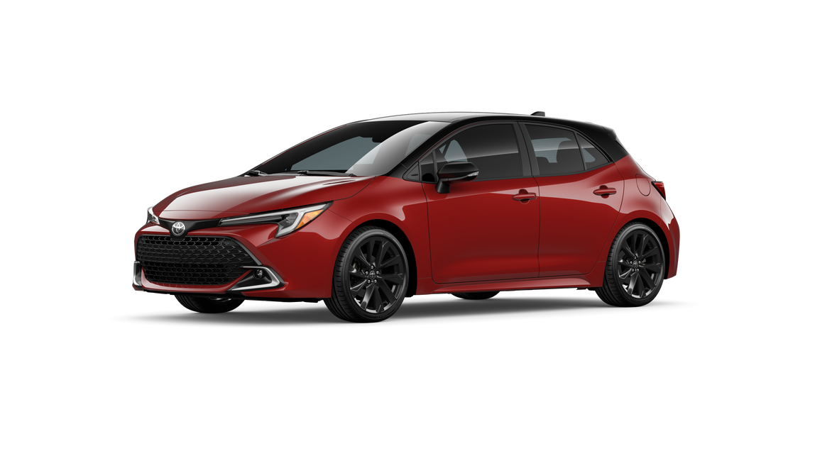 New 2026 Finish Line Red with Midnight Black Metallic roof Toyota XSE image 24