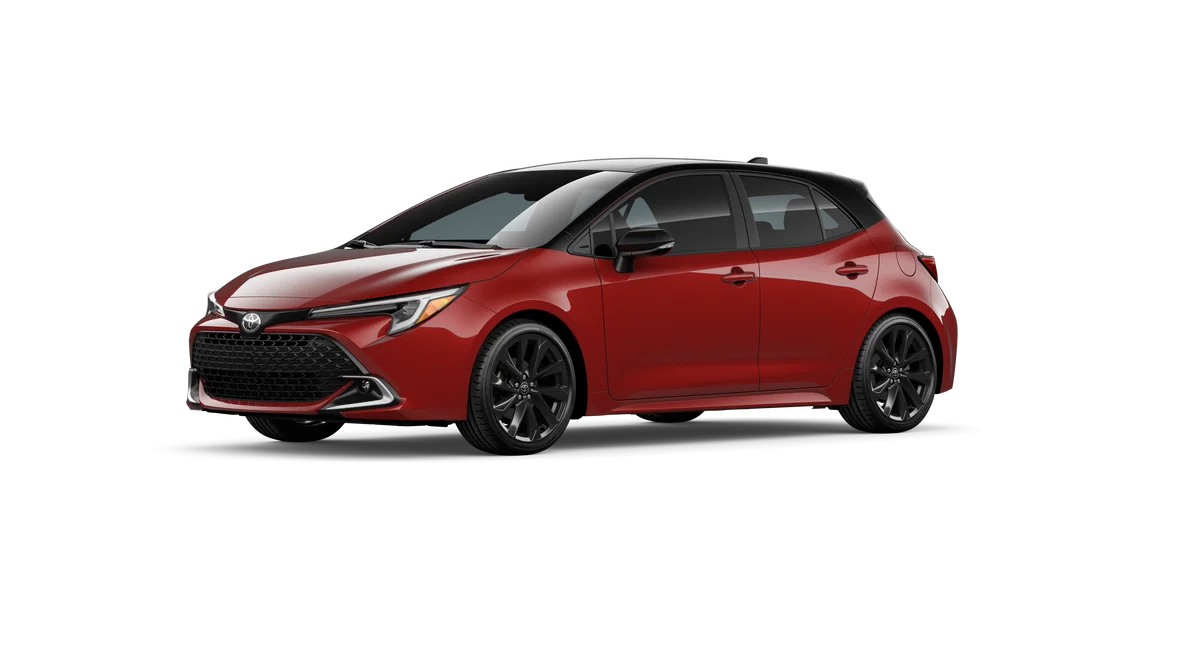 New 2026 Finish Line Red with Midnight Black Metallic roof Toyota XSE image 24