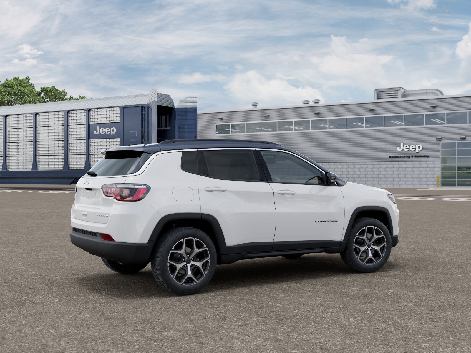 New 2026 Bright White Clear-Coat Exterior Paint Jeep Limited image 2