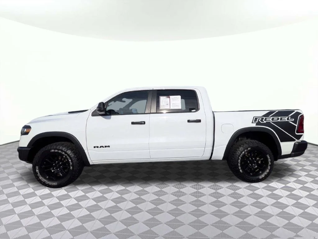 Used 2025 Bright White Clearcoat Ram Rebel image 6
