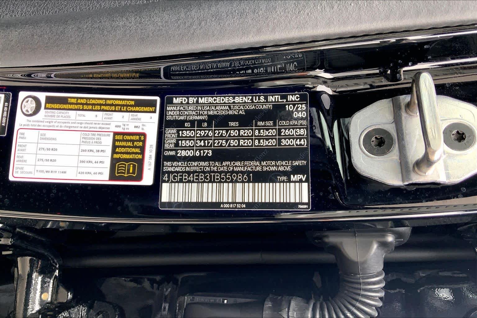 Used 2026 Obsidian Black Metallic Mercedes-Benz GLE 350 image 37