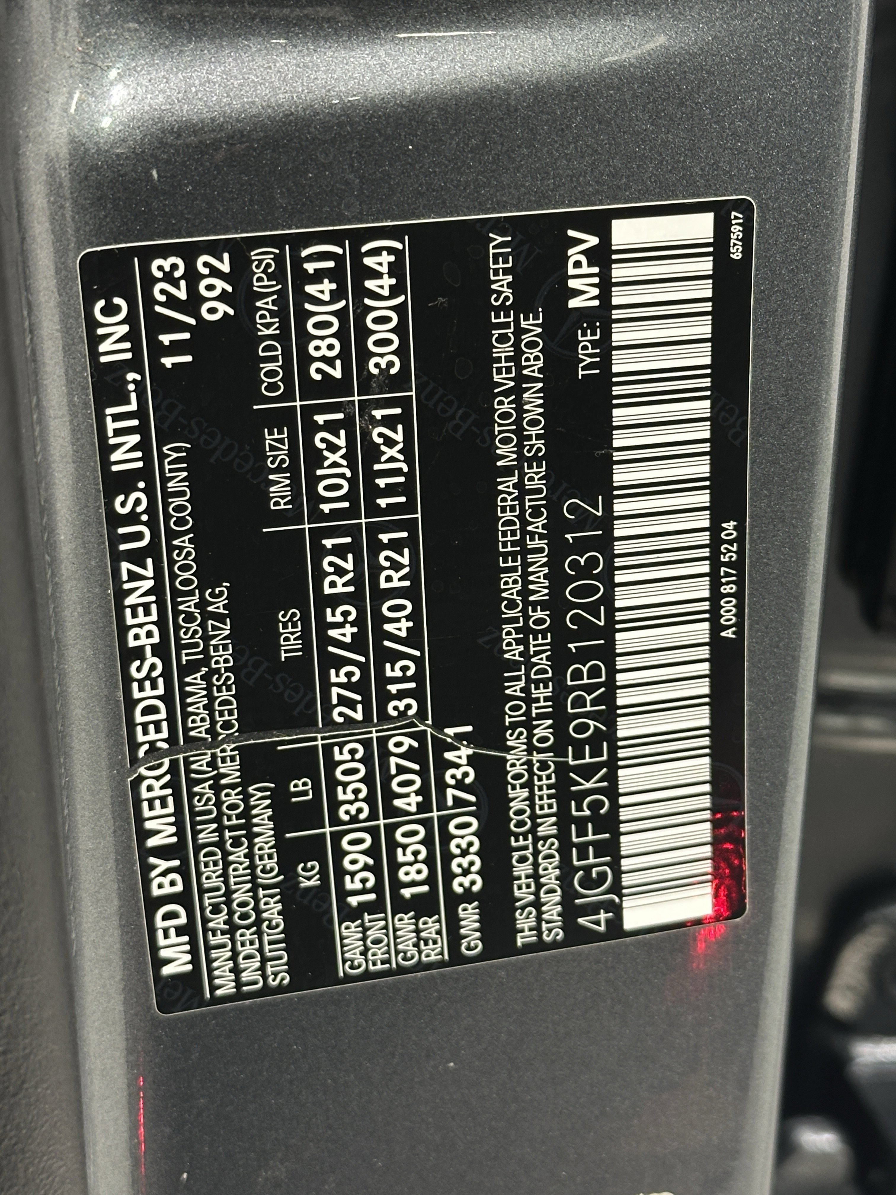 Certified Used 2024 Gray Mercedes-Benz GLS 450 image 39