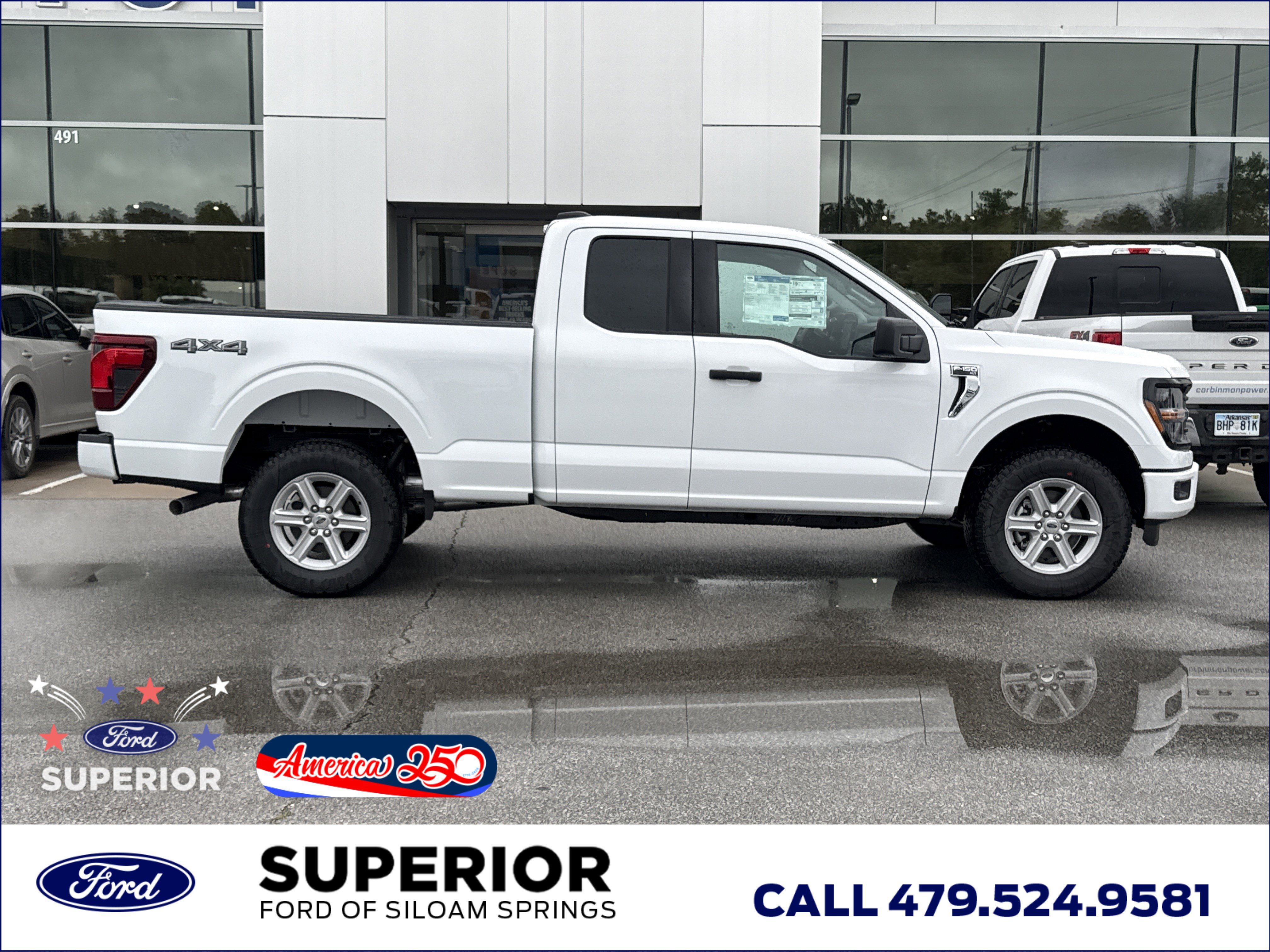 New 2026 Oxford White Ford XLT 4WD image 2