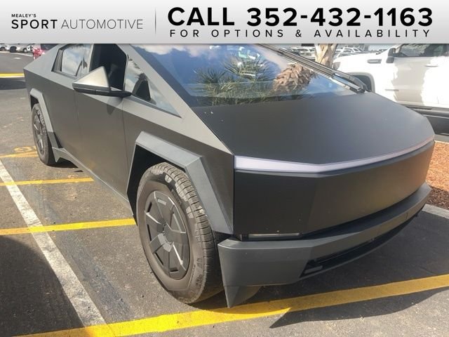 Silver 2025 Tesla Cybertruck Crew Cab AWD Pickup Truck All-Wheel Drive