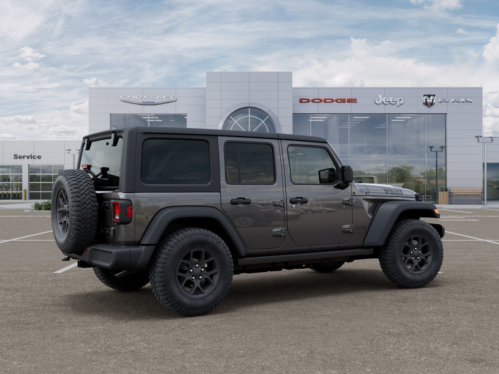 New 2026 Granite Crystal Metallic Clear-Coat Exterior Paint Jeep Willys image 18