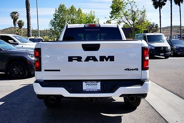 New 2026 Bright White Clear-Coat Exterior Paint RAM Big Horn Night Edition image 9
