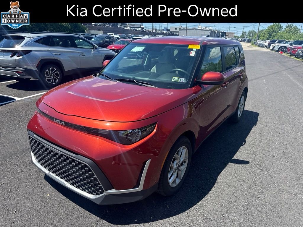 Certified Used 2023 Orange Kia LX image 4