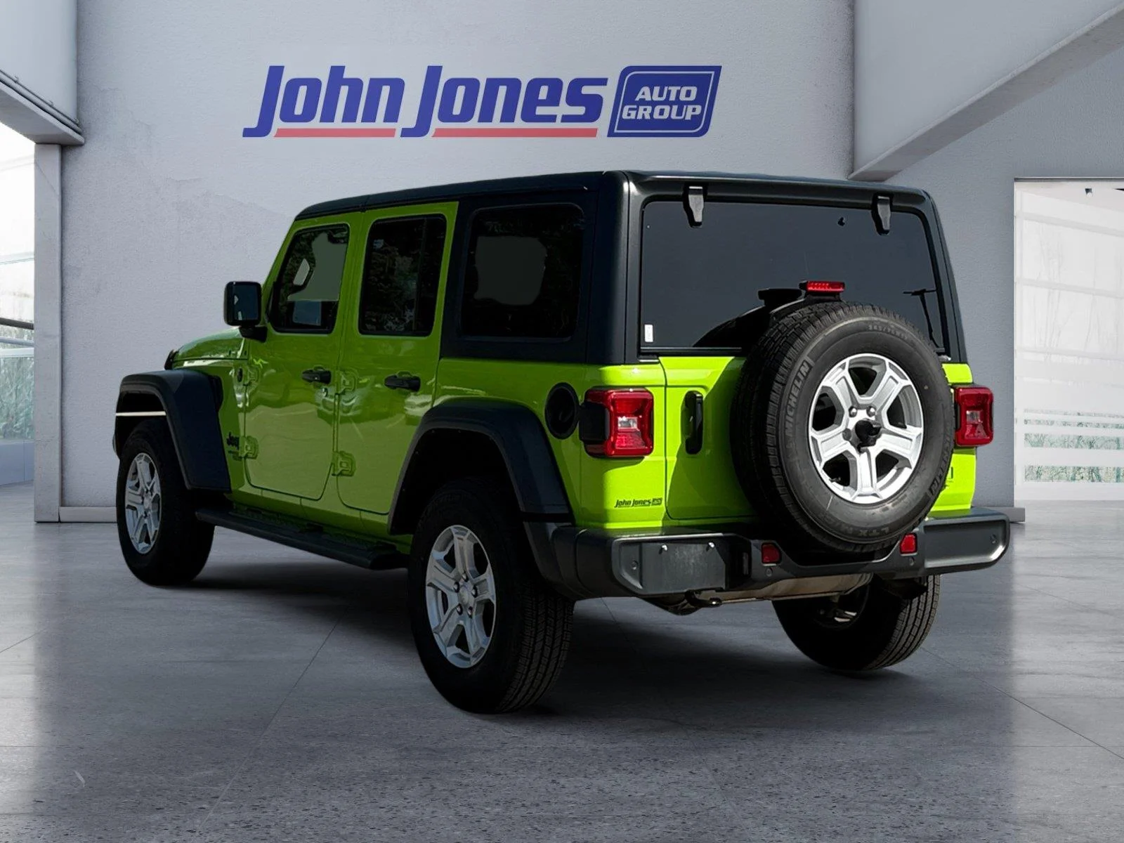 Used 2021 Sarge Green Clearcoat Jeep Unlimited Sport S image 3