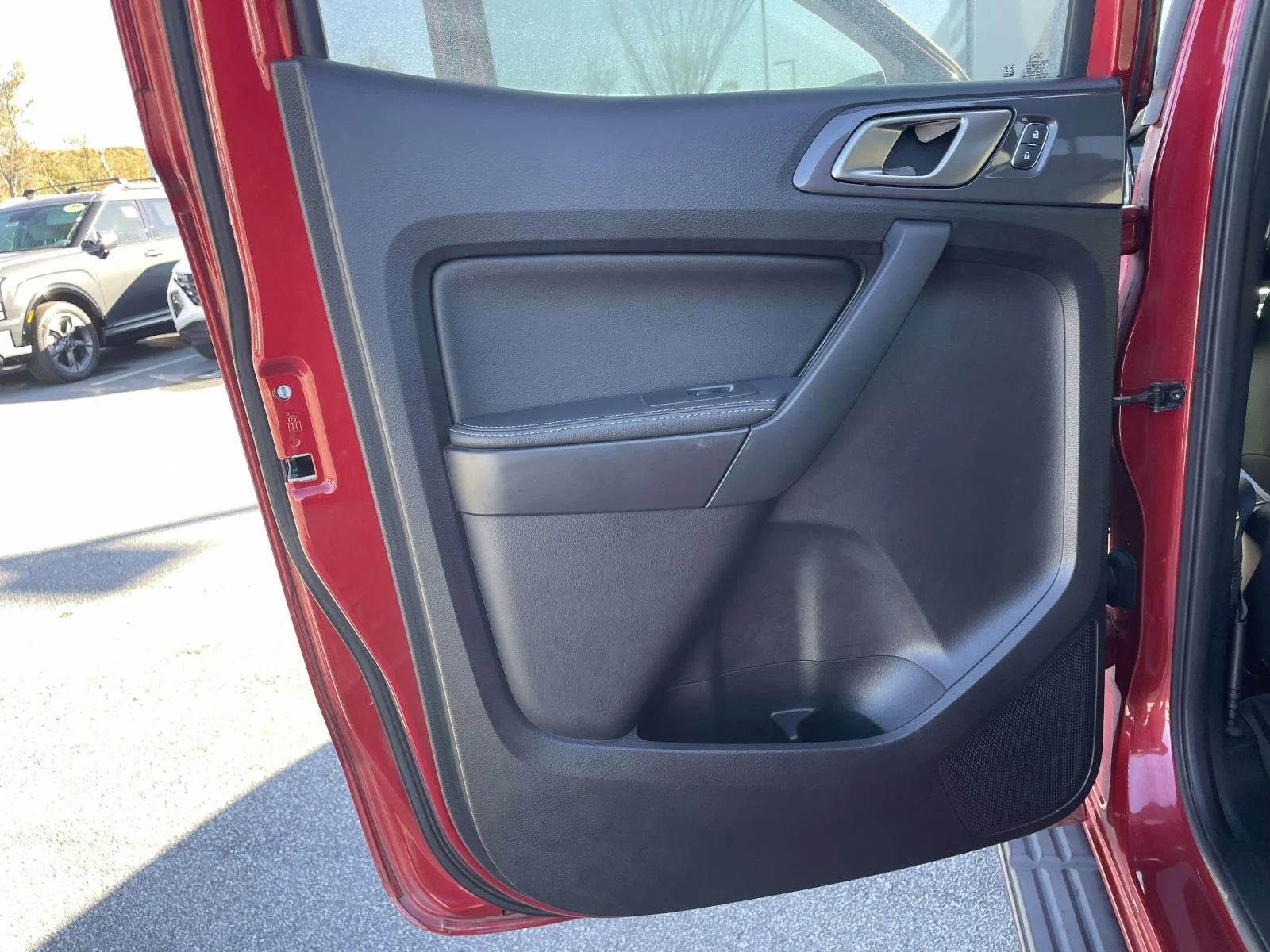 Used 2020 Rapid Red Metallic Tinted Clearcoat Ford LARIAT image 2