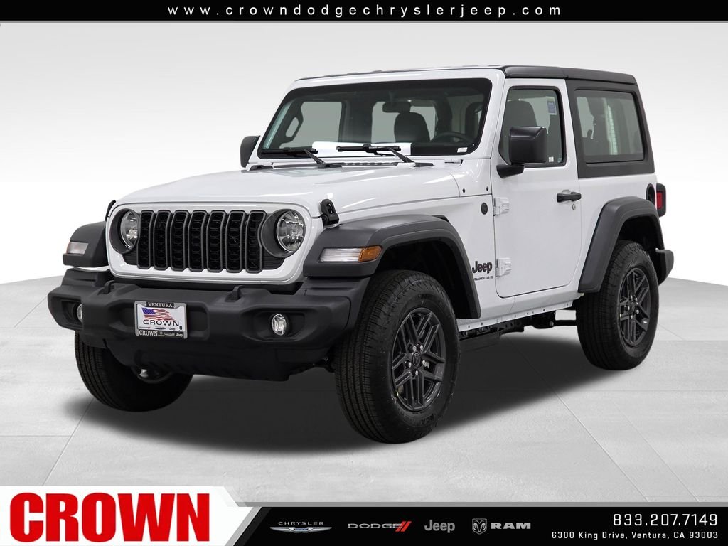 New 2026 Bright White Clear-Coat Exterior Paint Jeep Sport image 1