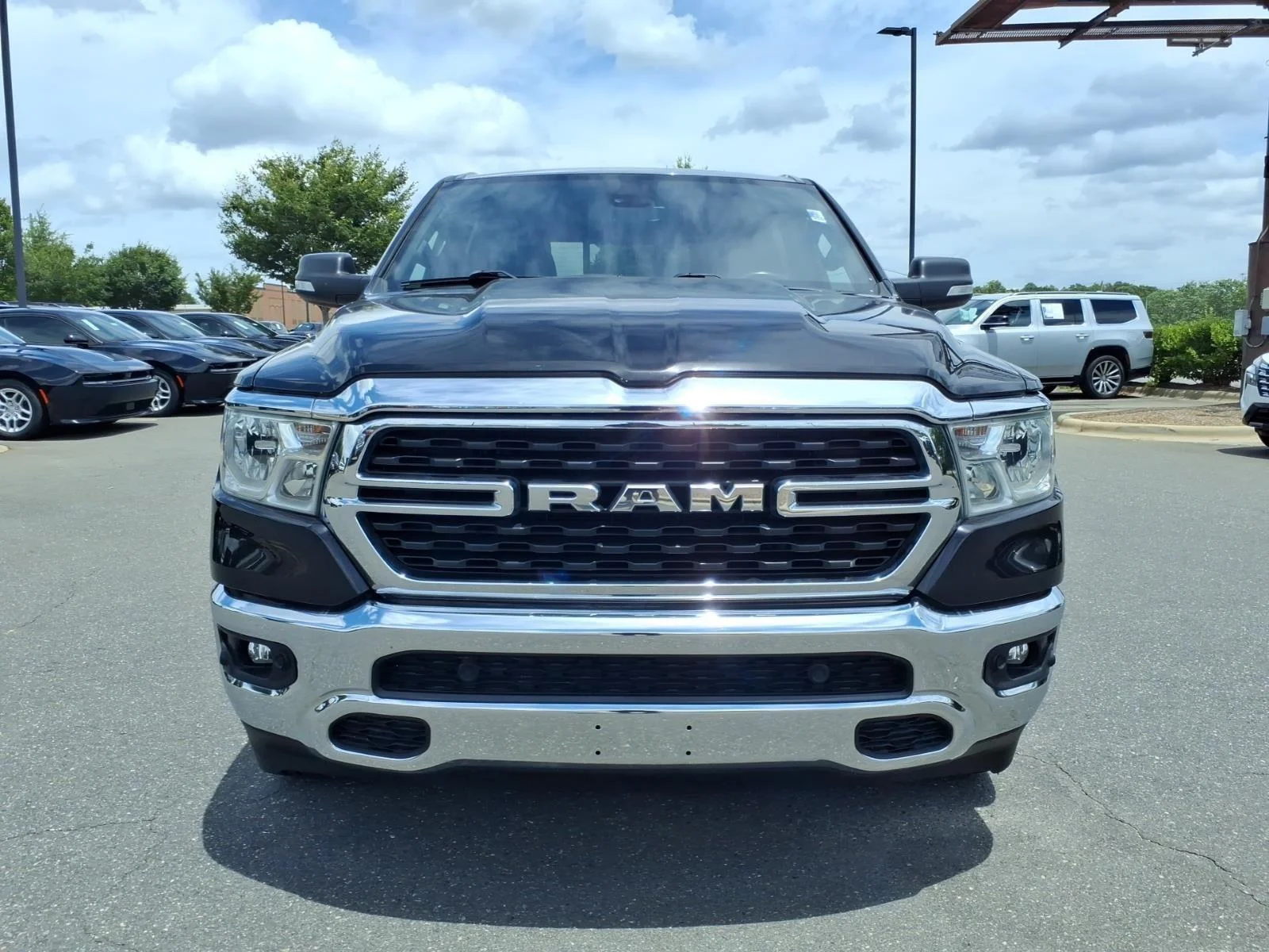 Used 2022 Diamond Black Crystal Pearlcoat Ram Big Horn image 14