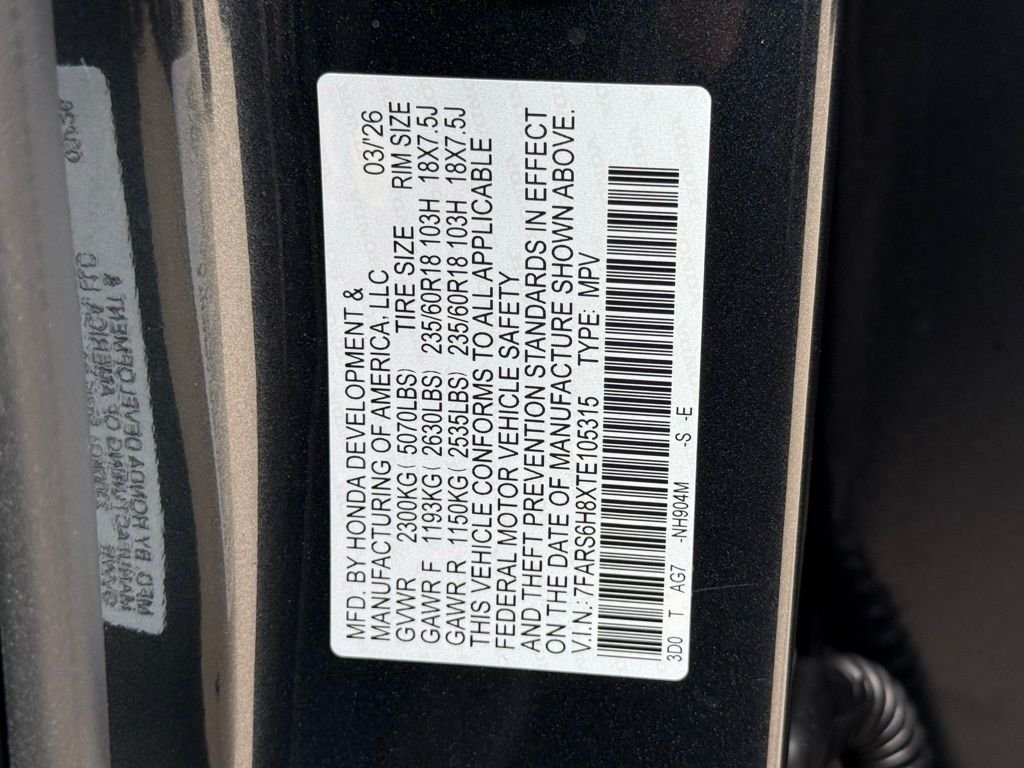 Certified Used 2026 Meteorite Gray Metallic Honda AWD Sport-L Hybrid image 31