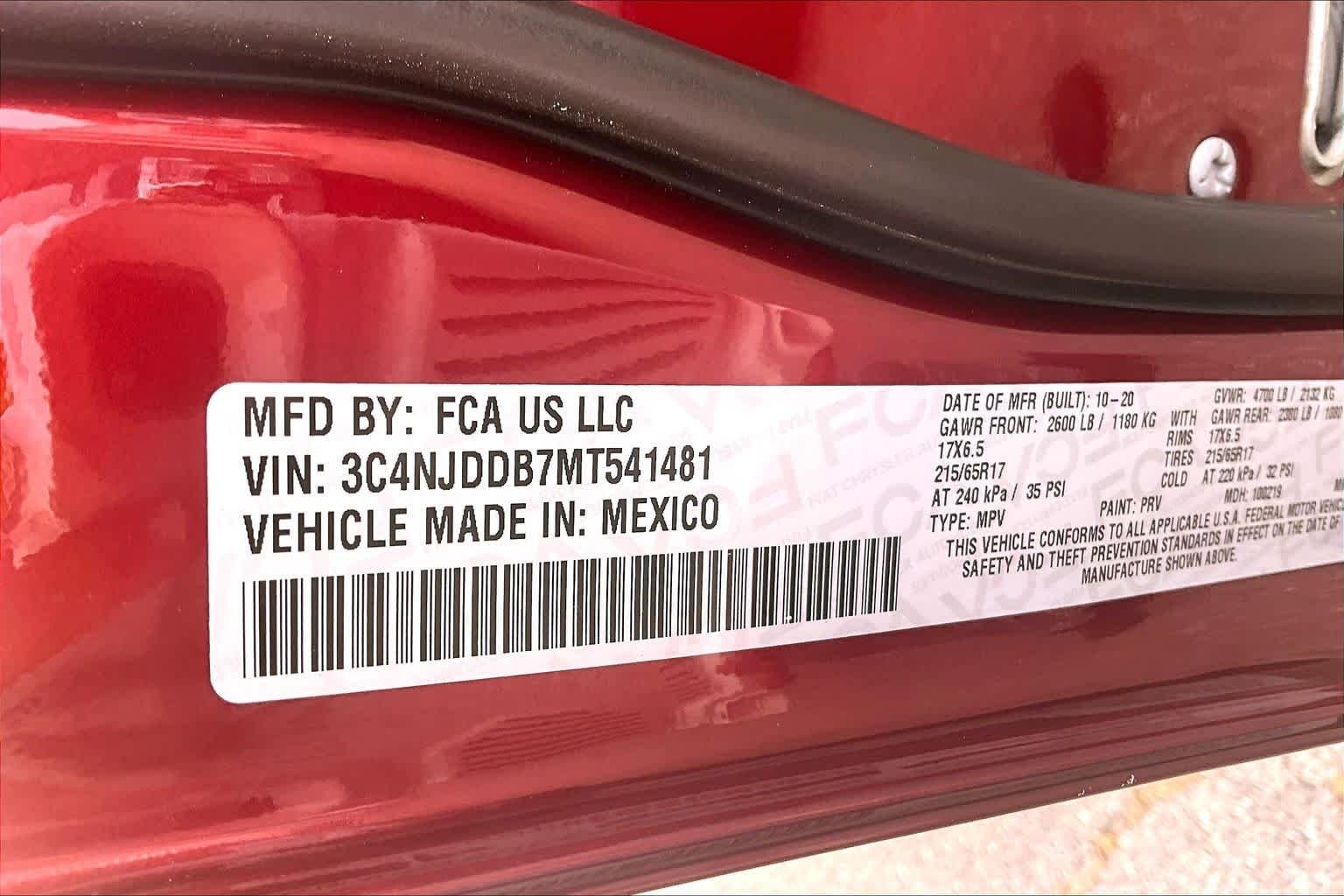 Used 2021 Velvet Red Pearlcoat Jeep Trailhawk image 33
