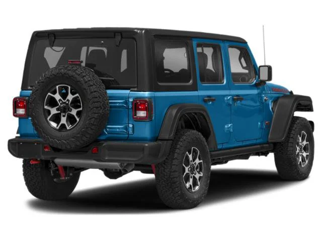 Used 2022 Hydro Blue Pearlcoat Jeep Unlimited Rubicon image 2