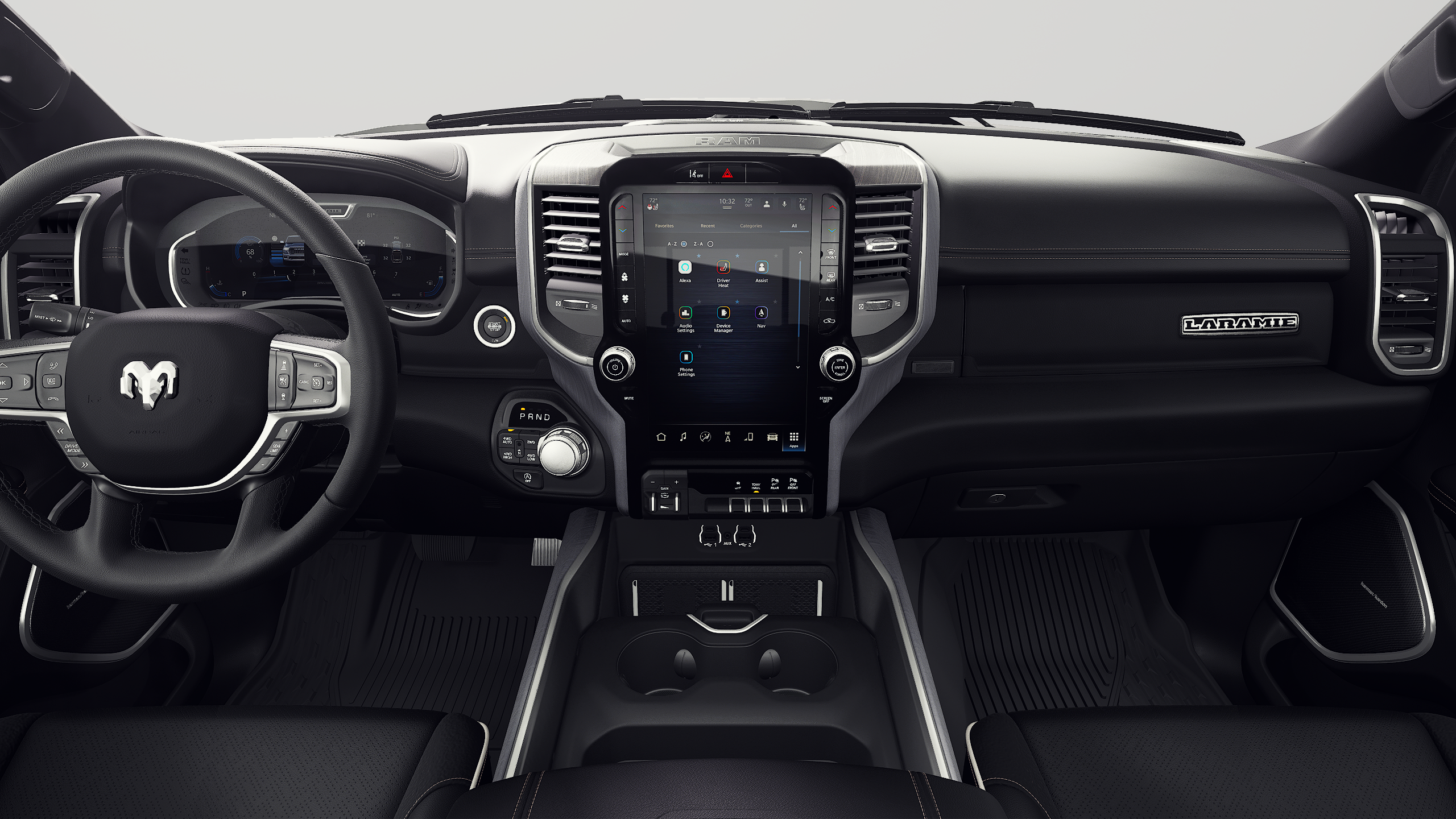 New 2027 Diamond Black Crystal Pearl-Coat Exterior Paint RAM LARAMIE image 32