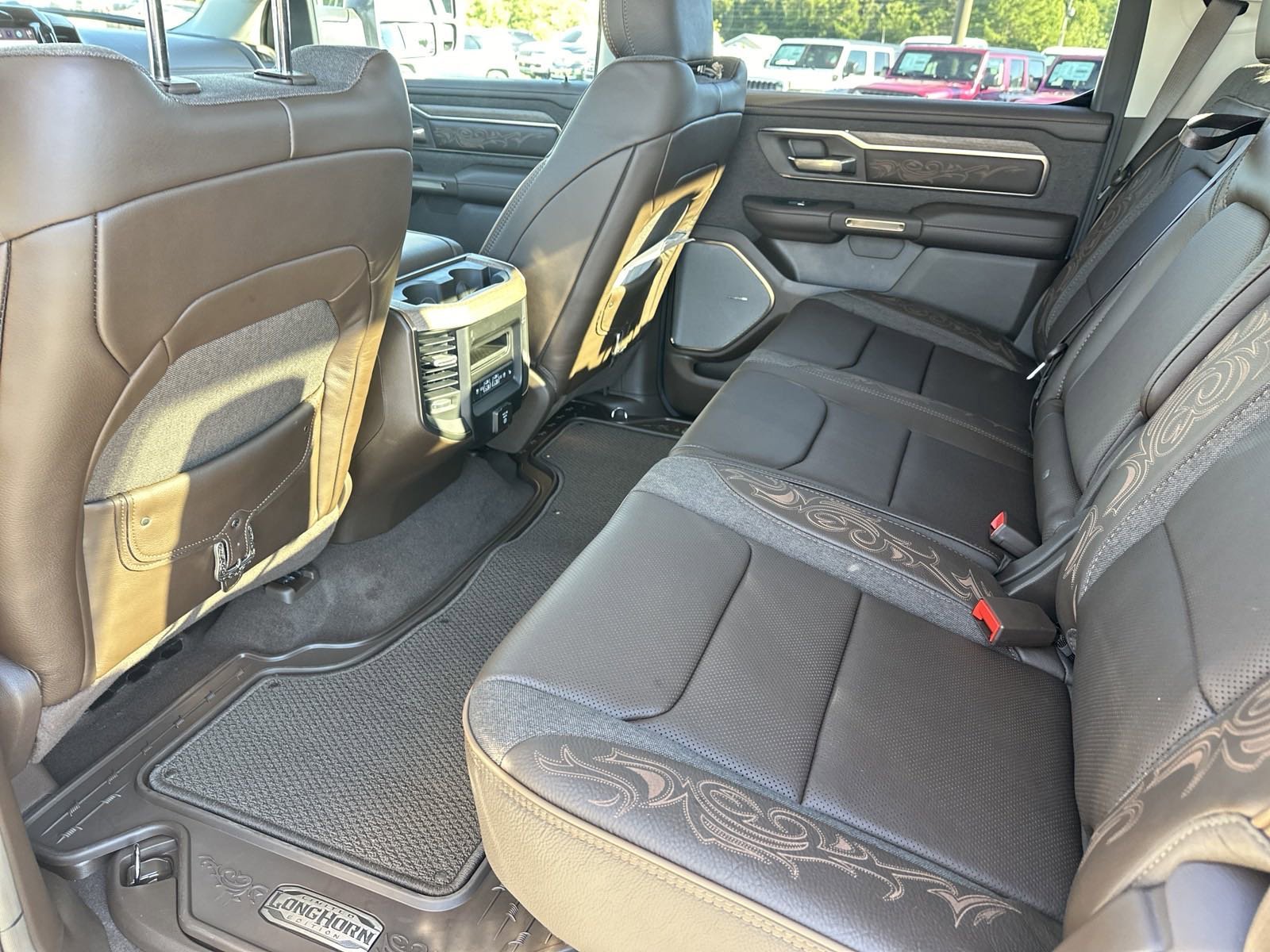 New 2025 Diamond Black Crystal Pearl-Coat Exterior Paint RAM Longhorn 4x4 Crew Cab 5