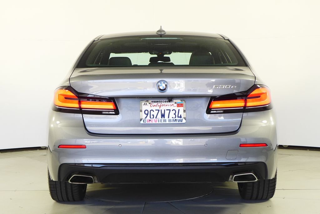 Certified Used 2023 Skyscraper Gray Metallic BMW 530e iPerformance image 8