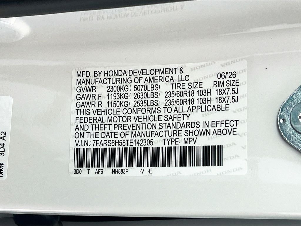 New 2026 Platinum White Pearl Honda Sport image 20