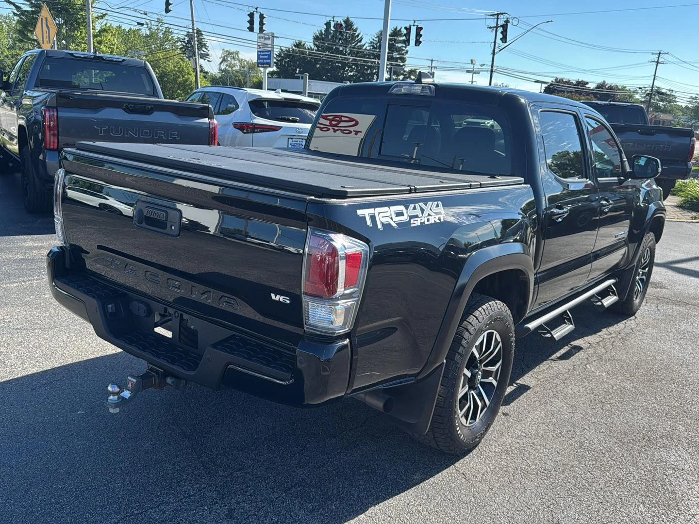 Used 2022 Midnight Black Metallic Toyota TRD Sport image 6