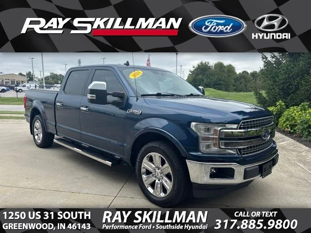 Certified Used 2019 Blue Ford Platinum image 1