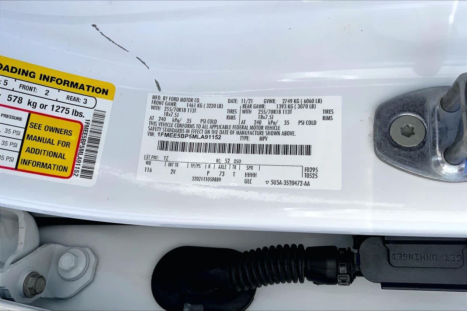 Certified Used 2021 Oxford White Ford Outer Banks image 33