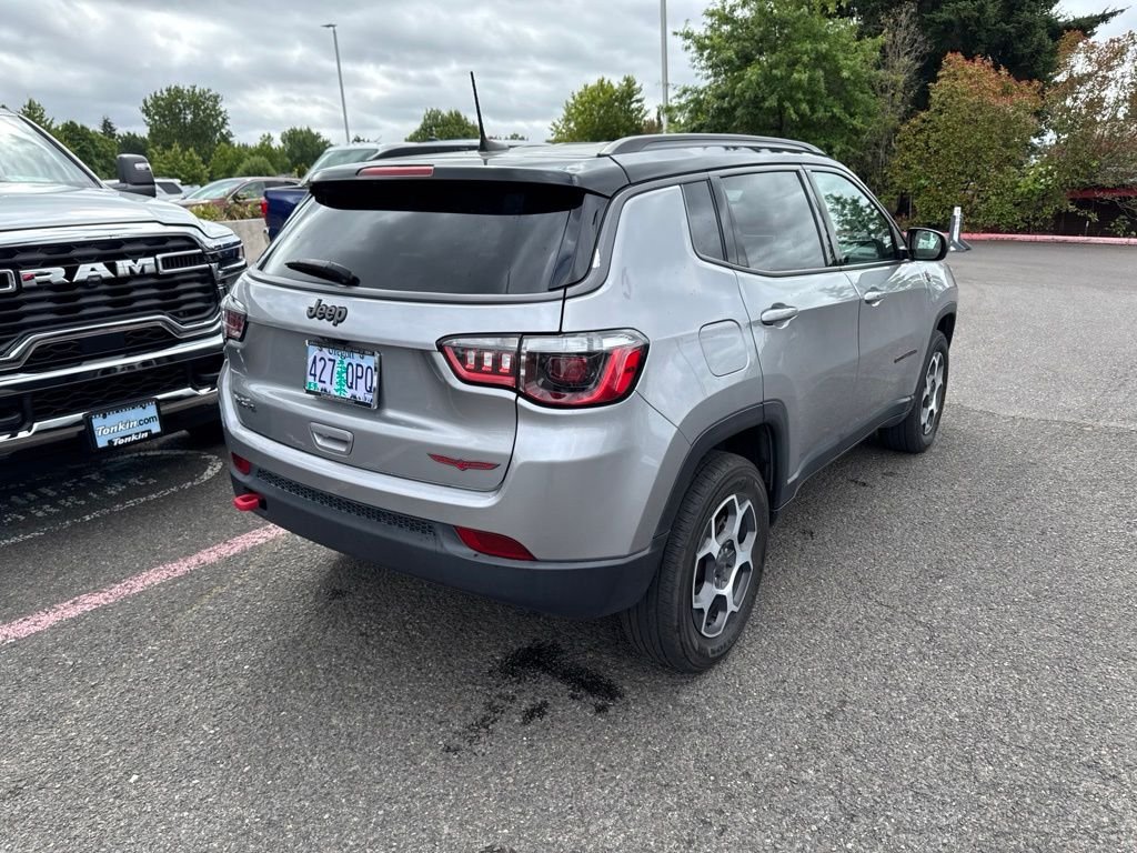 Used 2022 Silver Jeep Trailhawk image 8