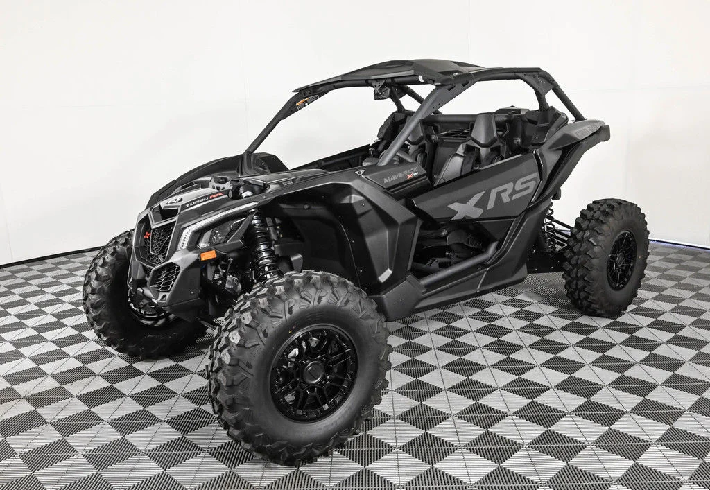 New 2025 BLACK Can-Am X Rs Turbo RR Triple Black image 12