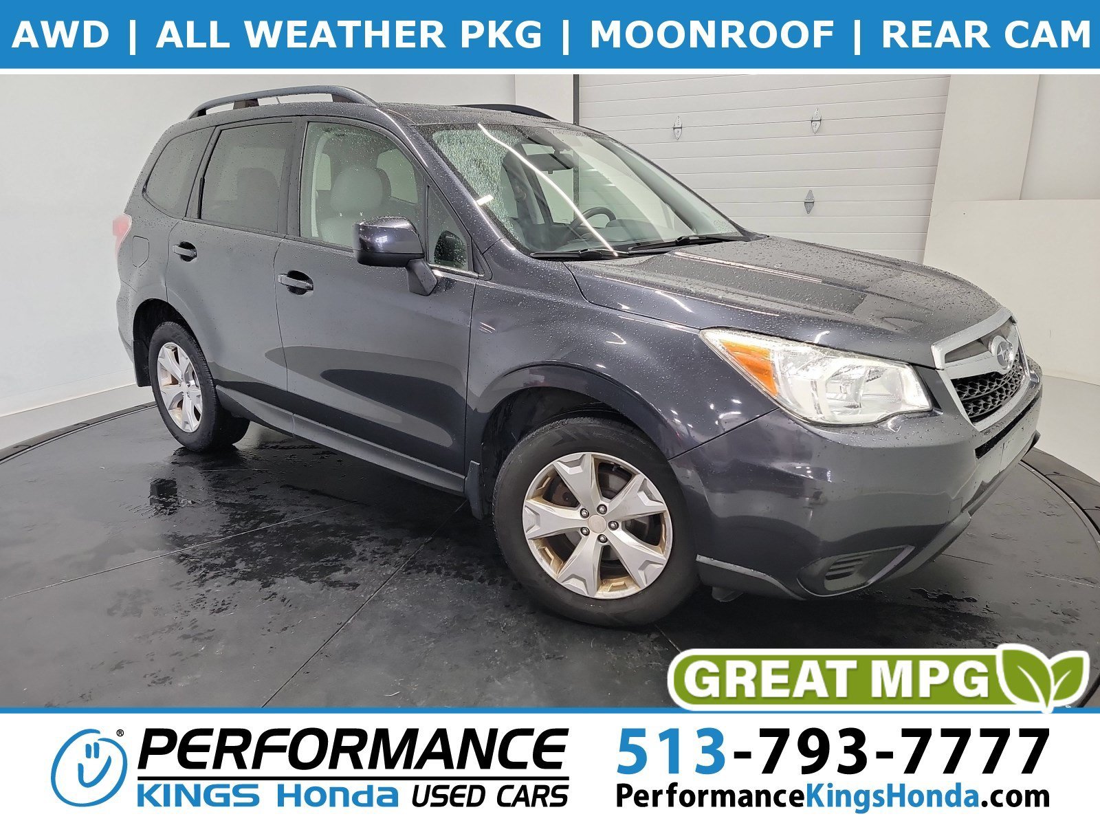 Used 2015 Dark Gray Metallic Subaru 2.5i Premium image 1
