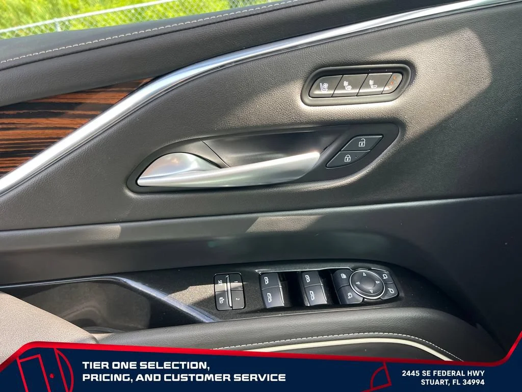 Used 2024 Galactic Gray Metallic Cadillac Premium Luxury image 17