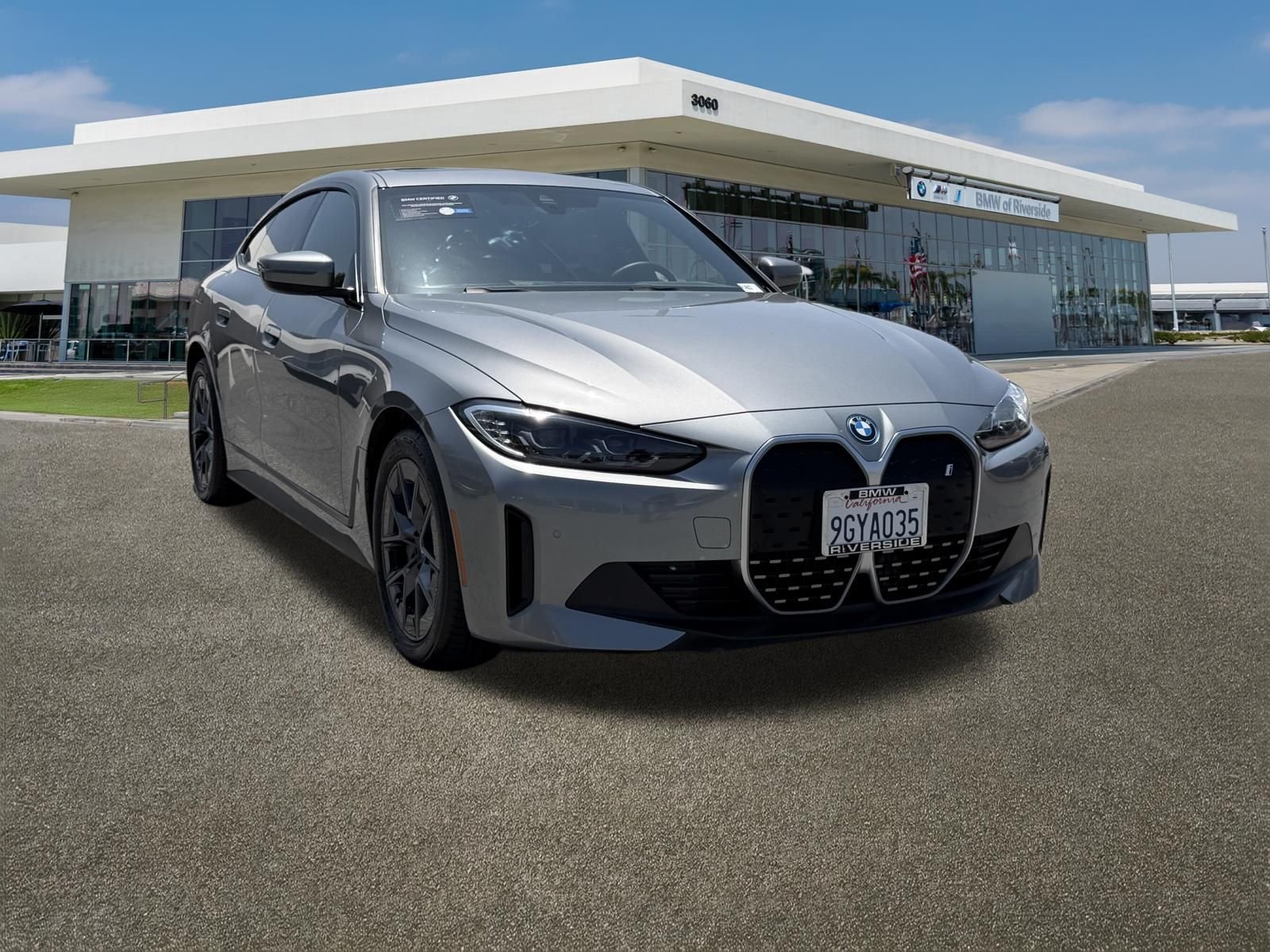 Certified 2023 BMW i4 40 with VIN WBY73AW06PFR08686 for sale in Riverside, CA