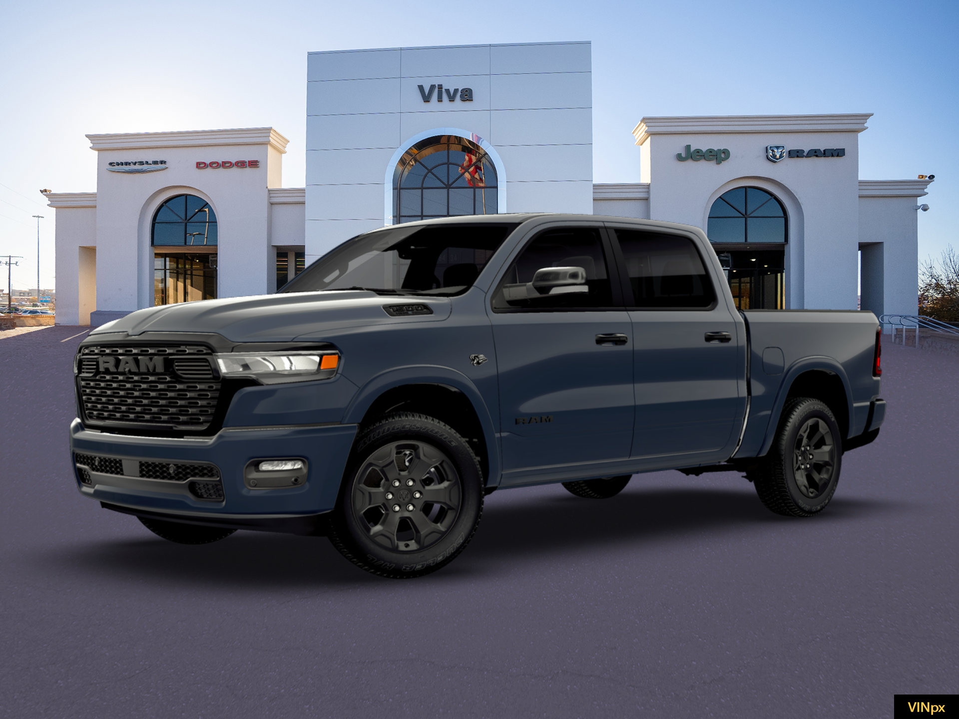 New 2026 Forged Blue Metallic Exterior Paint RAM Big Horn/Lone Star image 14