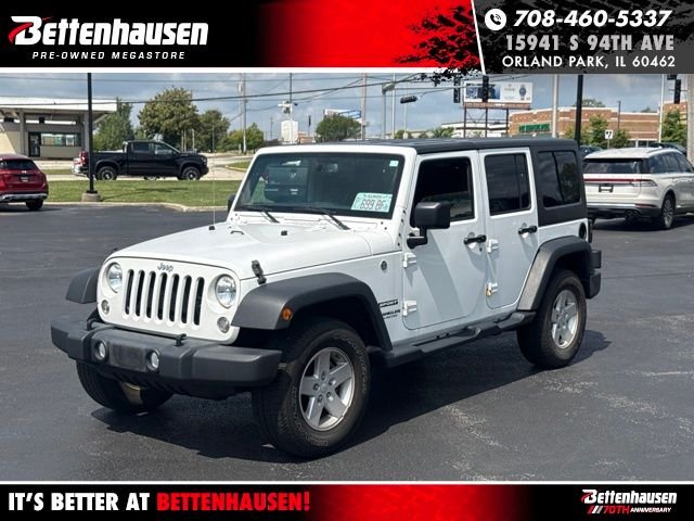 Certified Used 2017 White Jeep Unlimited Sport image 1