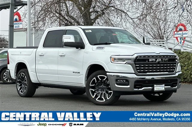 New 2026 Bright White Clear-Coat Exterior Paint RAM Longhorn image 1