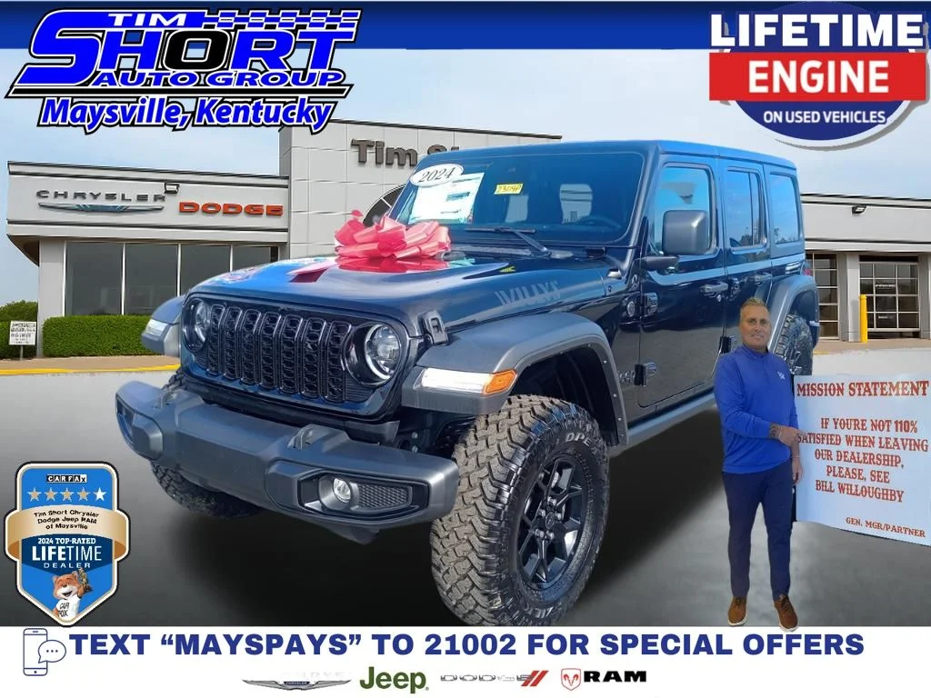 Used 2024 Black Jeep Sport image 1