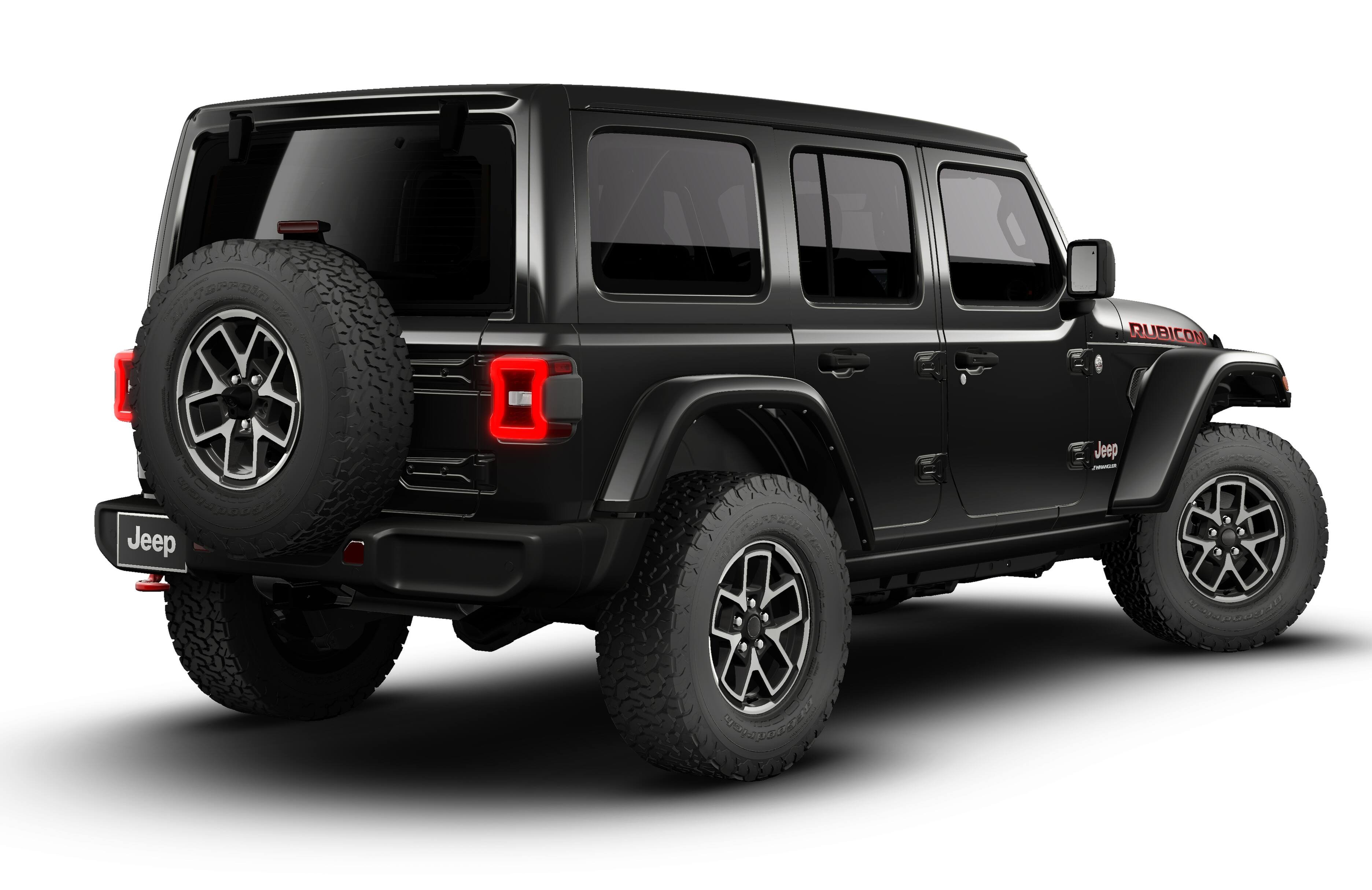 New 2026 Black Clear-Coat Exterior Paint Jeep Rubicon image 14