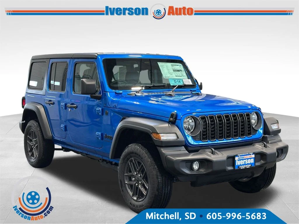 New 2026 Hydro Blue Pearlcoat Jeep Sport RHD image 1