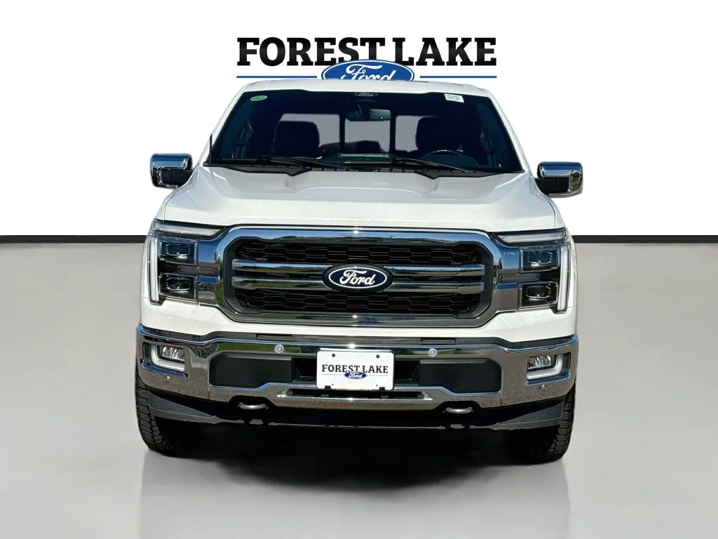 Certified Used 2024 White Metallic Ford Lariat image 2
