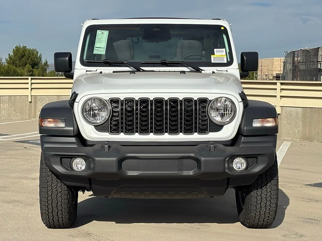 New 2026 Bright White Clear Coat Jeep 4-Door Sport S 4x4 image 5