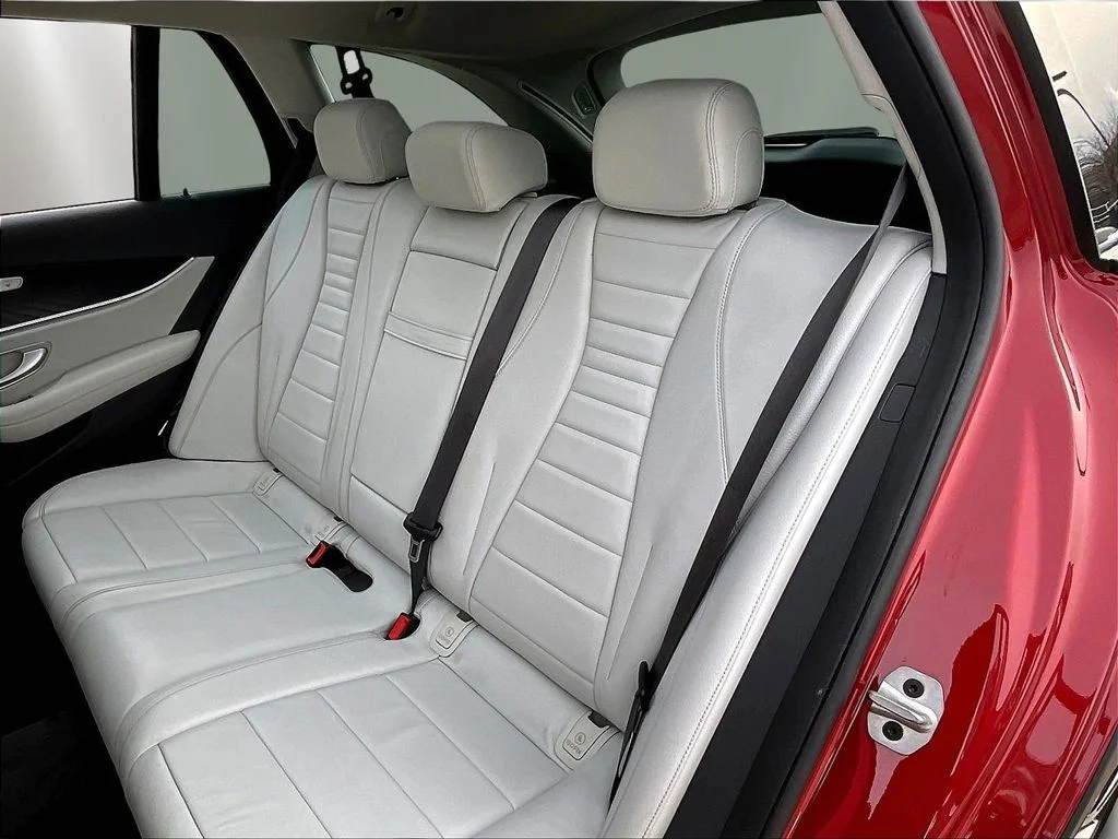 Used 2021 designo Cardinal Red Metallic Mercedes-Benz E 450 image 22