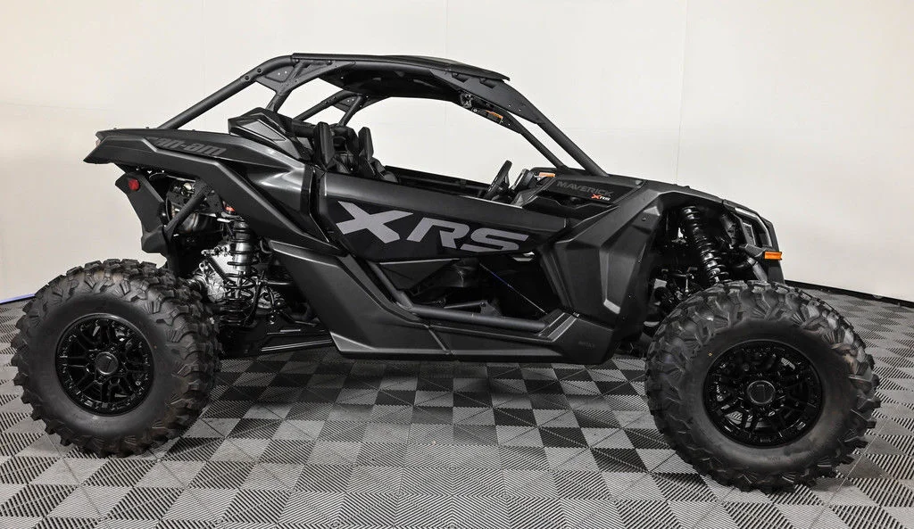 New 2025 BLACK Can-Am X Rs Turbo RR Triple Black image 4