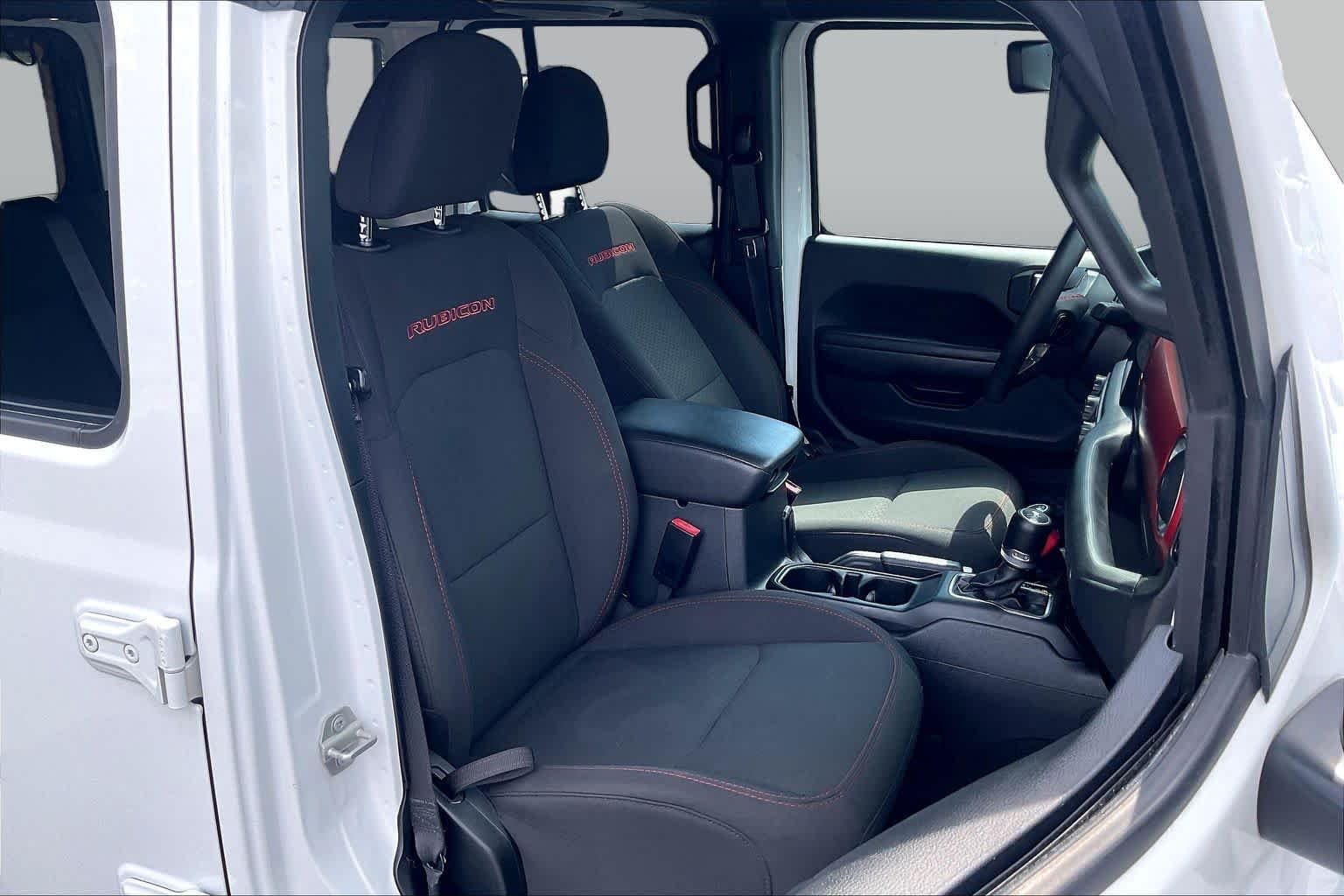 Used 2023 Bright White Clearcoat Jeep Rubicon image 8