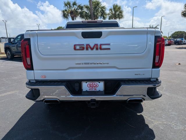 Used 2019 WHITE FROST TRICOAT GMC SLT image 4