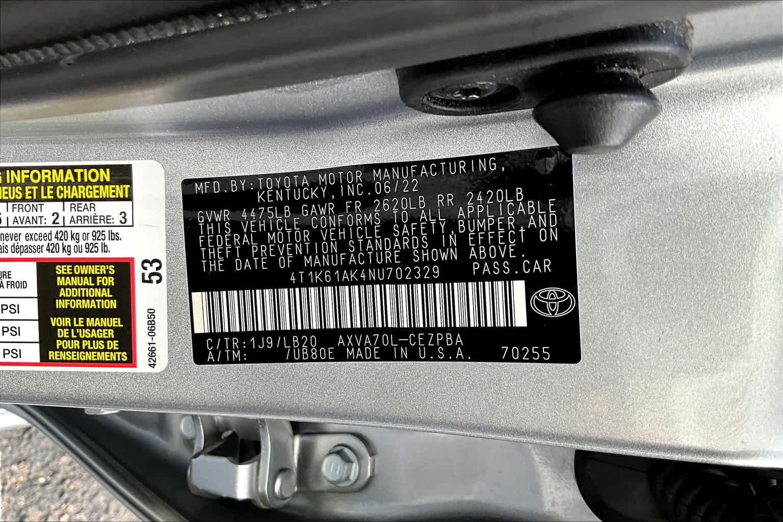 Used 2022 Celestial Silver Metallic Toyota XSE image 30