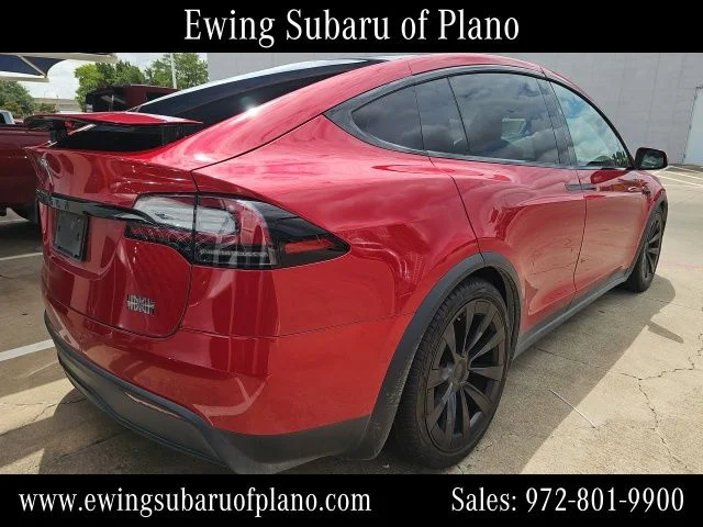 Used 2022 Red Tesla Plaid image 4
