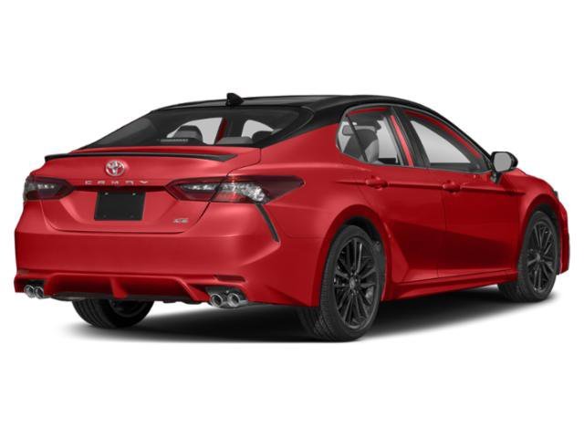 Certified Used 2023 Supersonic Red/Midnight Black Metallic Toyota XSE image 2
