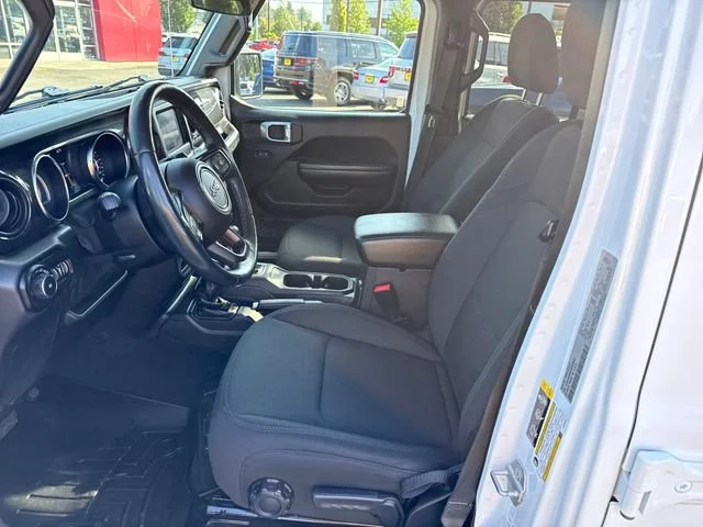 Used 2020 Bright White Clearcoat Jeep Unlimited Sport Altitude image 14