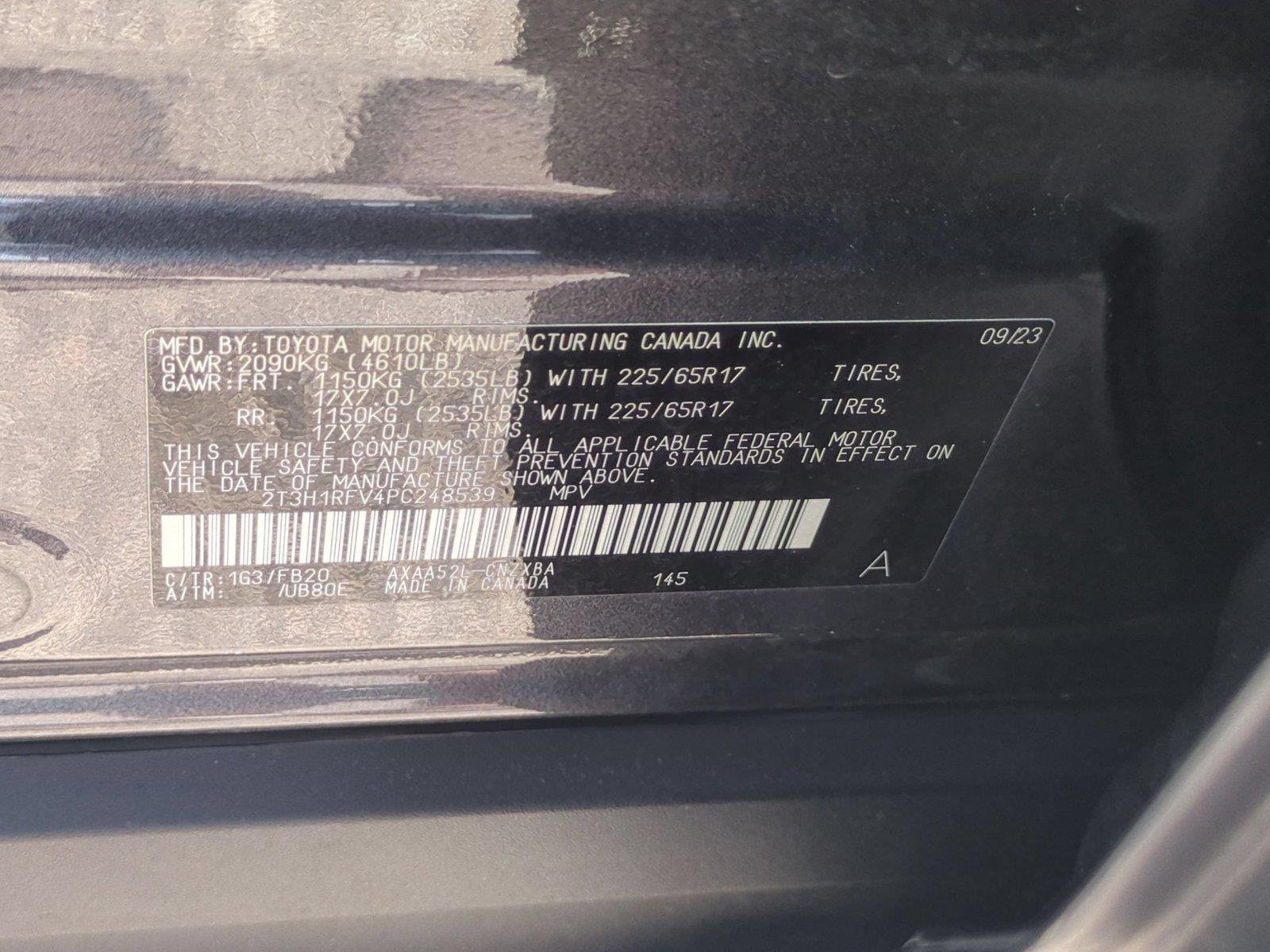 Used 2023 Magnetic Gray Metallic Toyota LE image 39