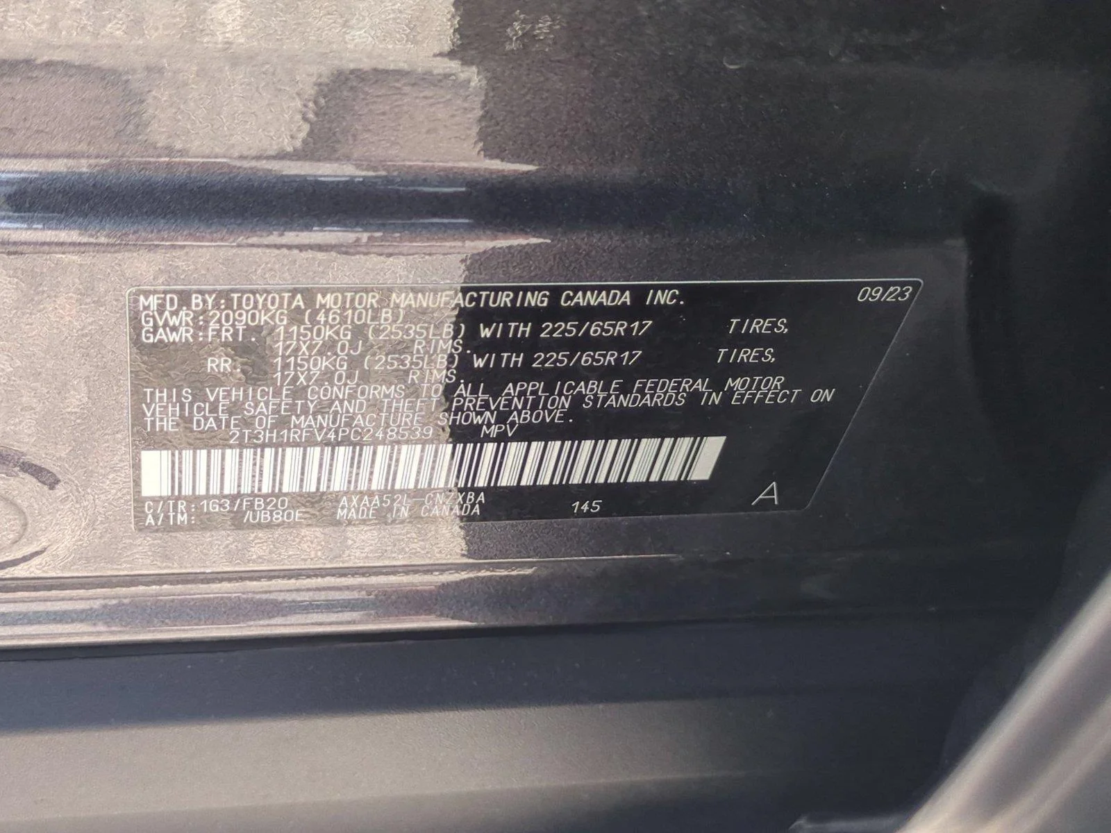Used 2023 Magnetic Gray Metallic Toyota LE image 39