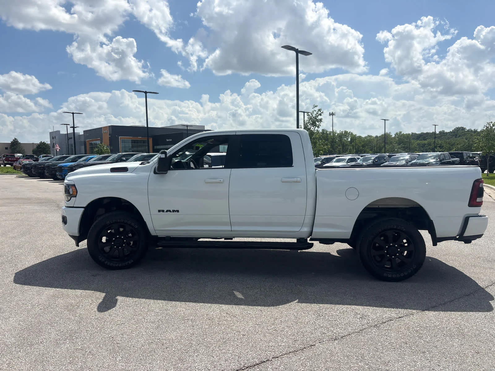 Used 2024 Bright White Clearcoat Ram Big Horn image 6