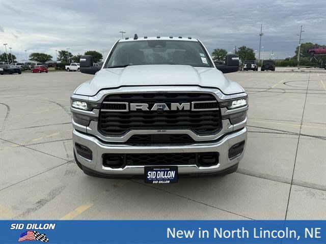 New 2026 Bright White Clear-Coat Exterior Paint RAM Big Horn Crew Cab 4x4 8